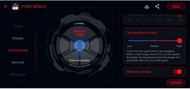 Select the temperature control according to your preference.